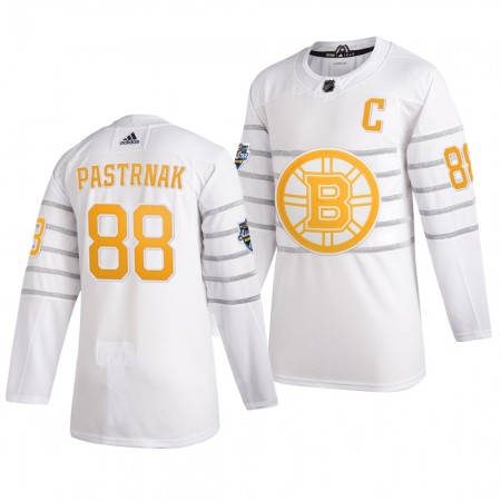 Boston Bruins David Pastrnak 88 Wit Adidas 2020 NHL All-Star Authentic Shirt - Mannen